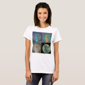T-shirt Chat Lady Multi Chats assis Thunder_Cove (Devant entier)