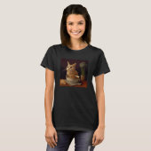 T-shirt Chat Lapin Nouilles (Devant entier)