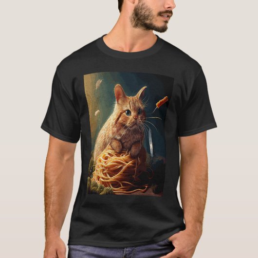 T-shirt Chat Lapin Spaghetti (Devant)