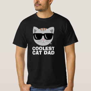 T-shirt CHAT LE PLUS COULEUR DAD Chat Lunettes de soleil