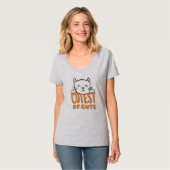 T-shirt Chat le plus mignon 😻 (Devant entier)