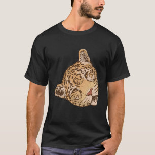 T-shirt Chat Léopard Mystique Bande Dessinée pour Hommes F