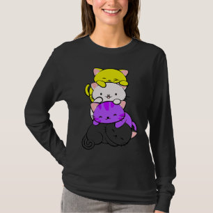 T-shirt Chat LGBTQ - Fierté sexuelle Drapeau Kitty Kitten