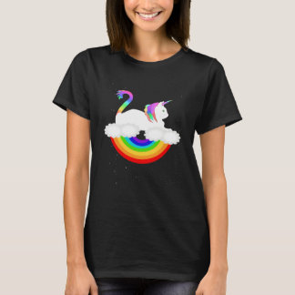 T-shirt Chat licorne