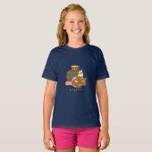 T-shirt Chat livresque (Devant entier)
