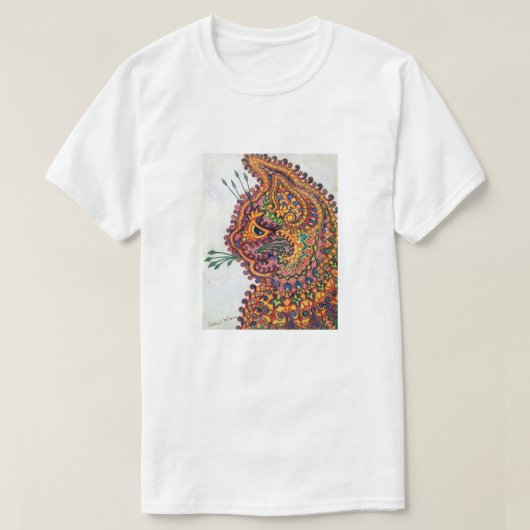 T-shirt Chat, Louis Wain (Design devant)