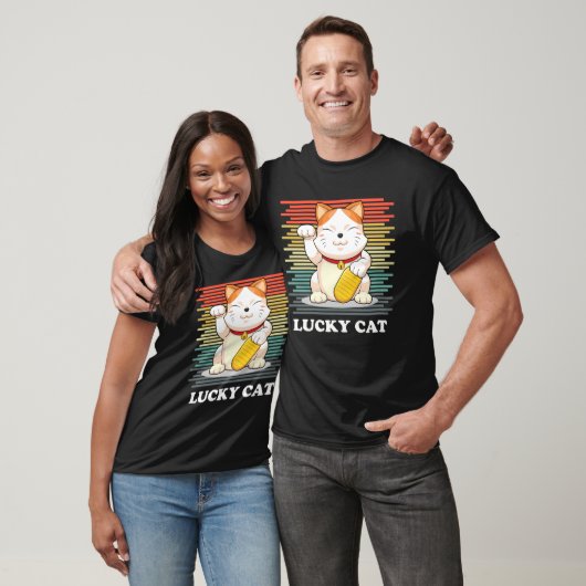 T-shirt Chat Lucky - Maneki Neko (Unisexe)