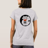 T-shirt Chat Lucky - Maneki Neko - Beckoning. (Dos)