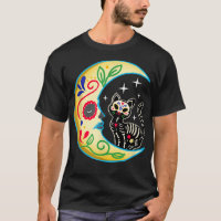 Chat & Lune Crâne à sucre Dia de Los Muertos, Jour