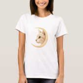 T-shirt Chat Lune - Design Cosmic Kitty (Devant)