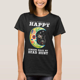 T-shirt Chat & Lune Sugar Skull Dia de Los Muertos Jour de