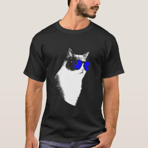 T-shirt Chat lunettes de soleil chaton chat chaton amour c