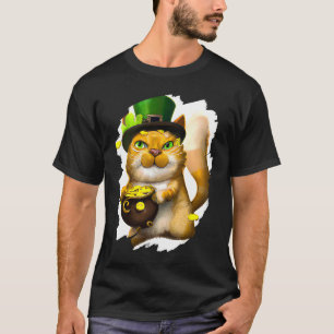 T-shirt Chat Lutin Saint Patrick Kitten Chats 6