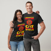 T-shirt Chat Lutteur Lutte Lutte (Unisexe)