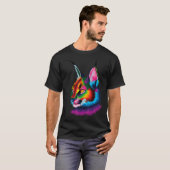 T-shirt Chat lynx sucré (Devant entier)