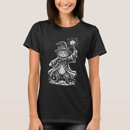 T-shirt Chat Magicien (Devant)