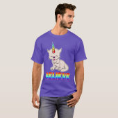 T-shirt Chat magique = Kittycorn de licorne (Devant entier)