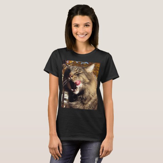 T-shirt chat Maine Coon (Devant entier)