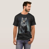 T-shirt chat Maine Coon (Devant entier)
