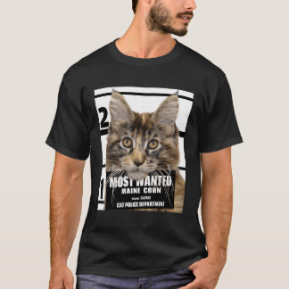 T-shirt Chat Maine Coon le Plus Recherché Mignon Drôle de
