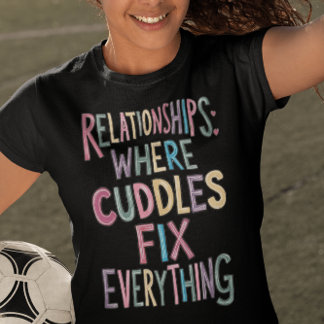 T-shirt Chat Mama Bouddles Fixer tout