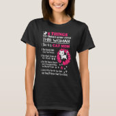 T-shirt Chat Maman 5 Choses Que Tu Devrais Savoir Sur Cett (Devant)
