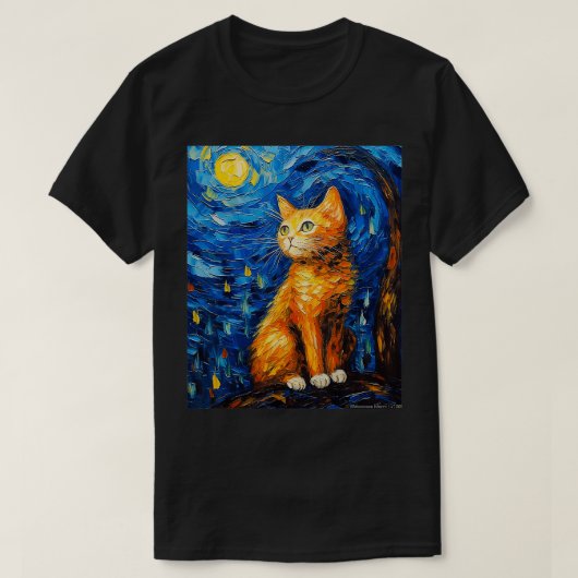 T-shirt Chat Maman Chat Papa (Design devant)