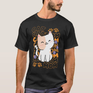 T-shirt Chat Maman Cute Chat Pâtes Chat Kitten Adoption Pa