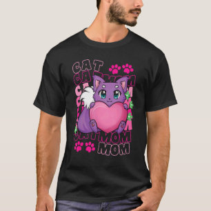 T-shirt Chat Maman Cute Chat Pâtes Chat Kitten Adoption Pa