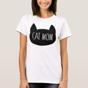 T-shirt Chat maman drôle silhouette