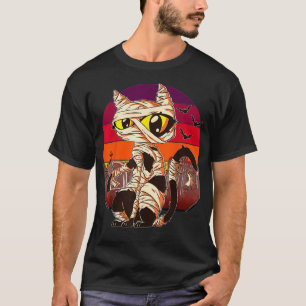 T-shirt Chat maman Halloween Costume amusant