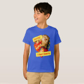 T-shirt Chat mangeant des boulettes de fromage (Devant entier)