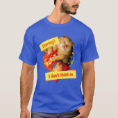 T-shirt Chat mangeant des boulettes de fromage (Devant)