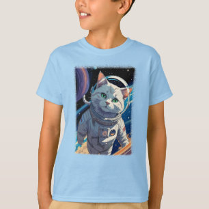 T-shirt Chat marchant dans l'espace extra-atmosphérique !