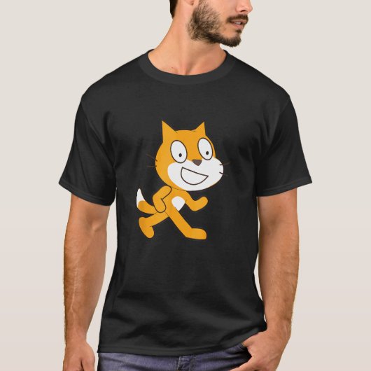 T-shirt Chat mascotte officielle du langage de programmati (Devant)