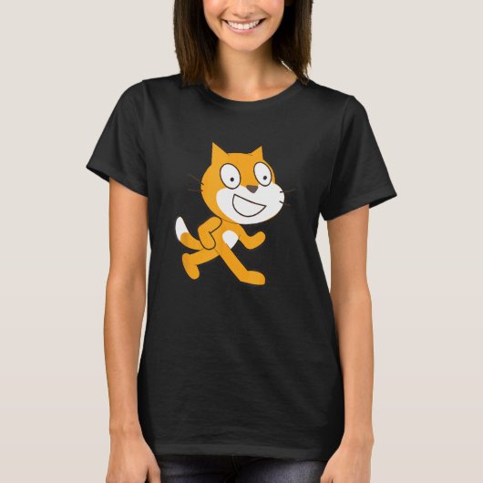 T-shirt Chat mascotte officielle du langage de programmati (Devant)