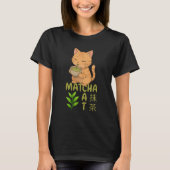 T-shirt Chat Matcha (Devant)