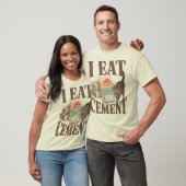 T-shirt Chat maudit 'I Eat Cement' Chemise Mème - Odtly Sp (Unisexe)