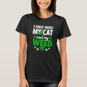 T-shirt Chat Mauvaise Herbe Chat Papa Chat Maman Chat Il N