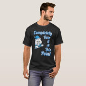 T-shirt Chat mécontent complètement dépassé (Devant entier)