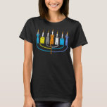 T-shirt Chat Menorah Cute Juive Hanoukka Chanukah Femmes<br><div class="desc">Chat Menorah Cute Juive Hanoukka Chanukah Femmes</div>