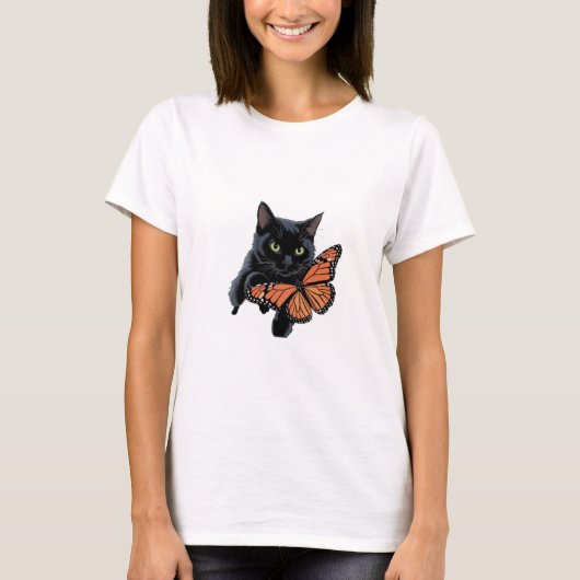 T-shirt Chat mignon (Devant)