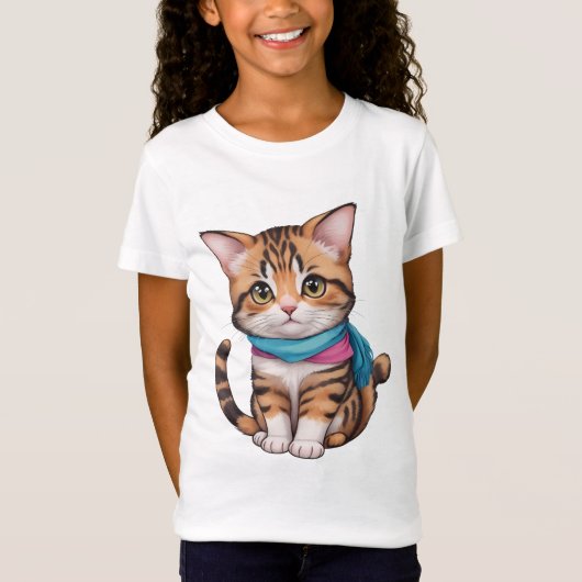 T-Shirt Chat mignon (Devant)