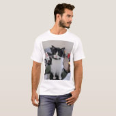 T-shirt chat mignon (Devant entier)