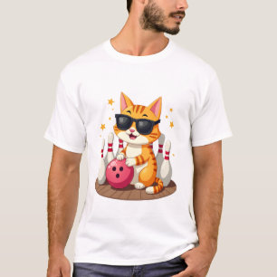 T-shirt Chat Mignon Avec Des Lunettes De Soleil Chat Jouan