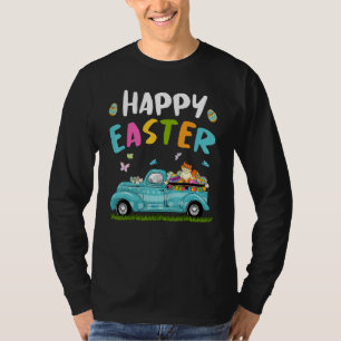 T-shirt Chat mignon Avec Oreilles De Lapin Chasse D'Oeufs