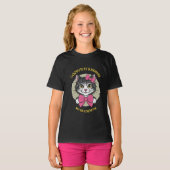 T-shirt Chat mignon avec vaches (Devant entier)
