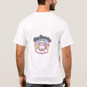 T-shirt Chat Mignon Continue à Rêver (Dos)