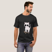 T-shirt Chat mignon de skateboard Ca Buffs Chat (Devant entier)