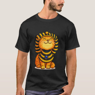T-shirt Chat Mignon Dieux Égyptiens Anciens Pharaon Drôle